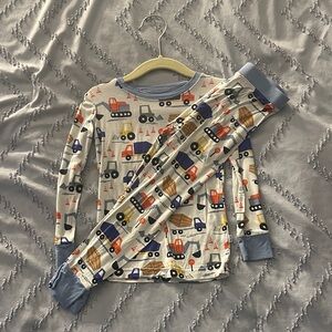 Little Sleepies Construction Print Pajama Set